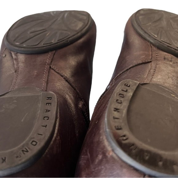 Kenneth Cole Bob Bard Brown Leather Boots Size 7M - Picture 9 of 9